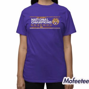 LSU Baseball 8x National Champions Sign Shirt 2 LSU Baseball 8x National Champions Sign Shirt 3