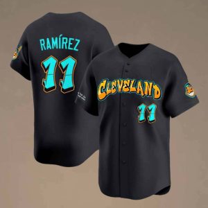 Cleveland Indians Graffiti Style Vapor Jersey 2