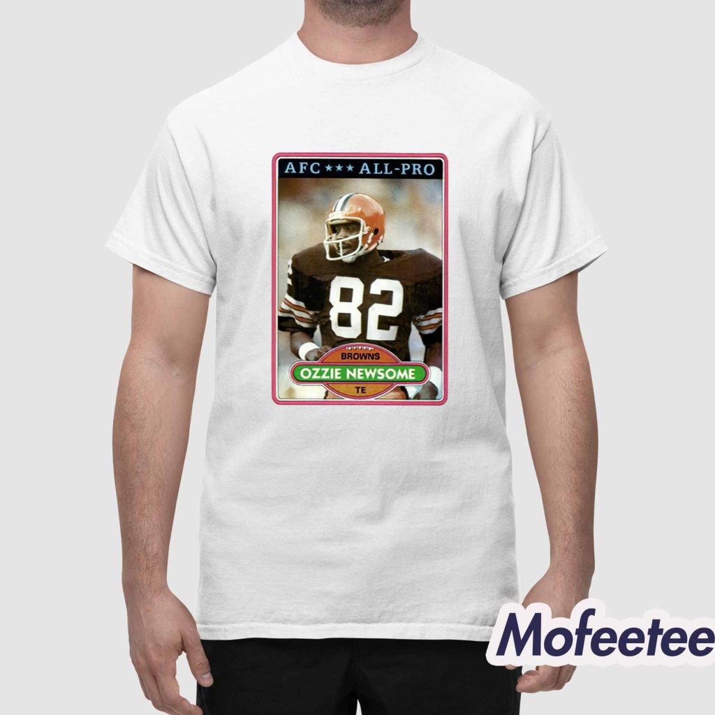 Afc All Pro Browns Ozzie Newsome Te Shirt 1