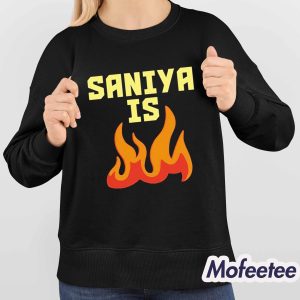 Sabrina Lonescu With Saniya Is Fire Shirt 4