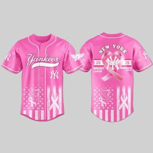 Yankees Breast Cancer Awareness Month 2025 Jersey 1