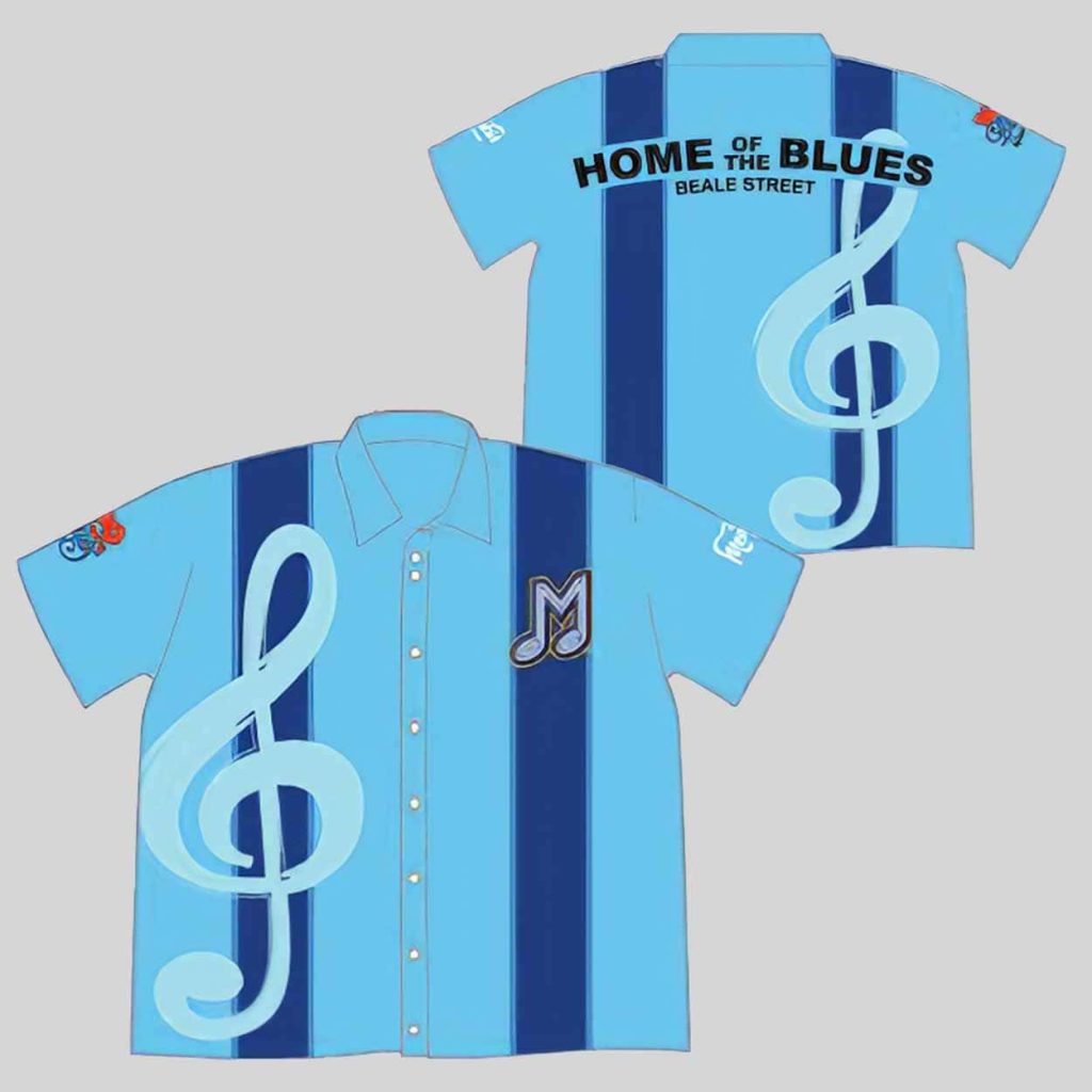 Bulls Memphis Blues Night 2025 Hawaiian Shirt Giveaway 1