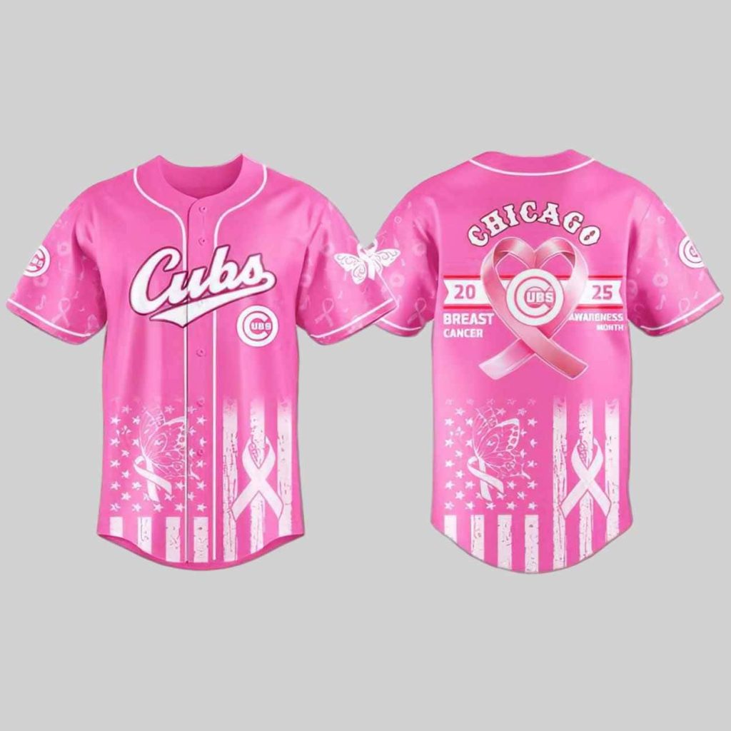 Cubs Breast Cancer Awareness Month 2025 Jersey 1