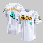 Cubs Graffiti White Stripe 2025 Jersey