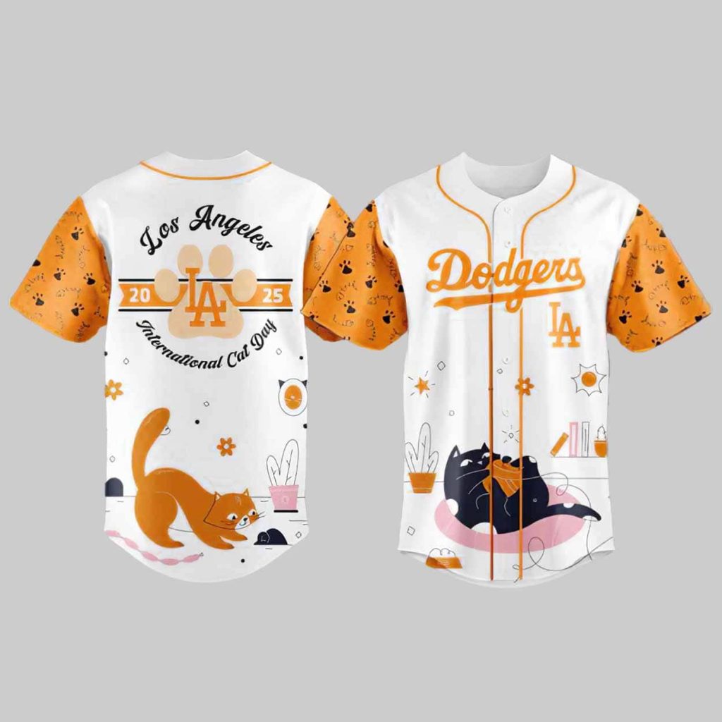 Dodgers International Cat Day 2025 Jersey