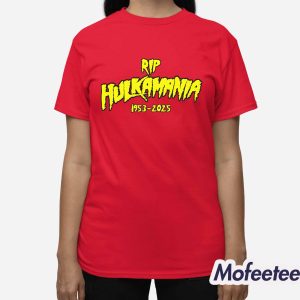 RIP Hulkamania 1953 2025 Shirt 3
