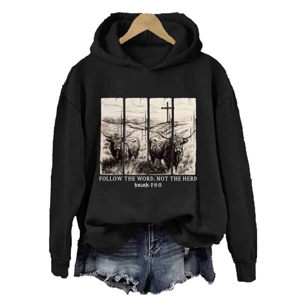 Follow The Word Not The Herd Hoodie 1 Follow The Word Not The Herd Hoodie 1
