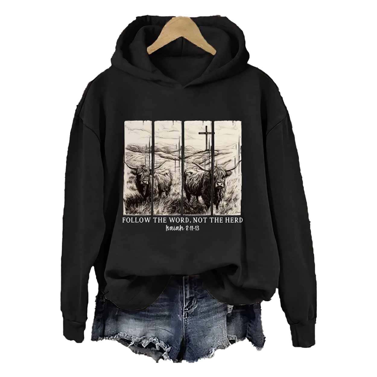 Follow The Word Not The Herd Hoodie Follow The Word Not The Herd Hoodie