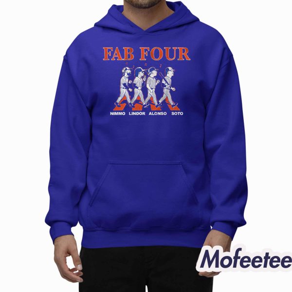 Francisco Lindor Juan Soto Pete Alonso And Brandon Nimmo Fab Four Album Shirt