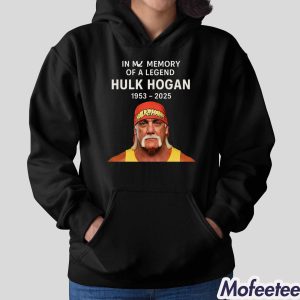 In My Memory Of A Legend Hulk Hogan 1953 2025 Shirt 2