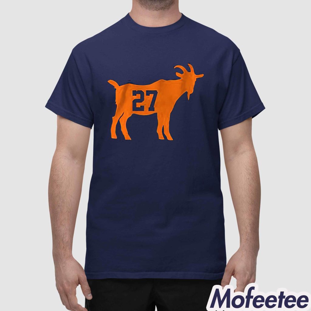 Jose Altuve GOAT 27 Shirt 1