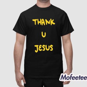 Thank You Jesus Black Shirt 1