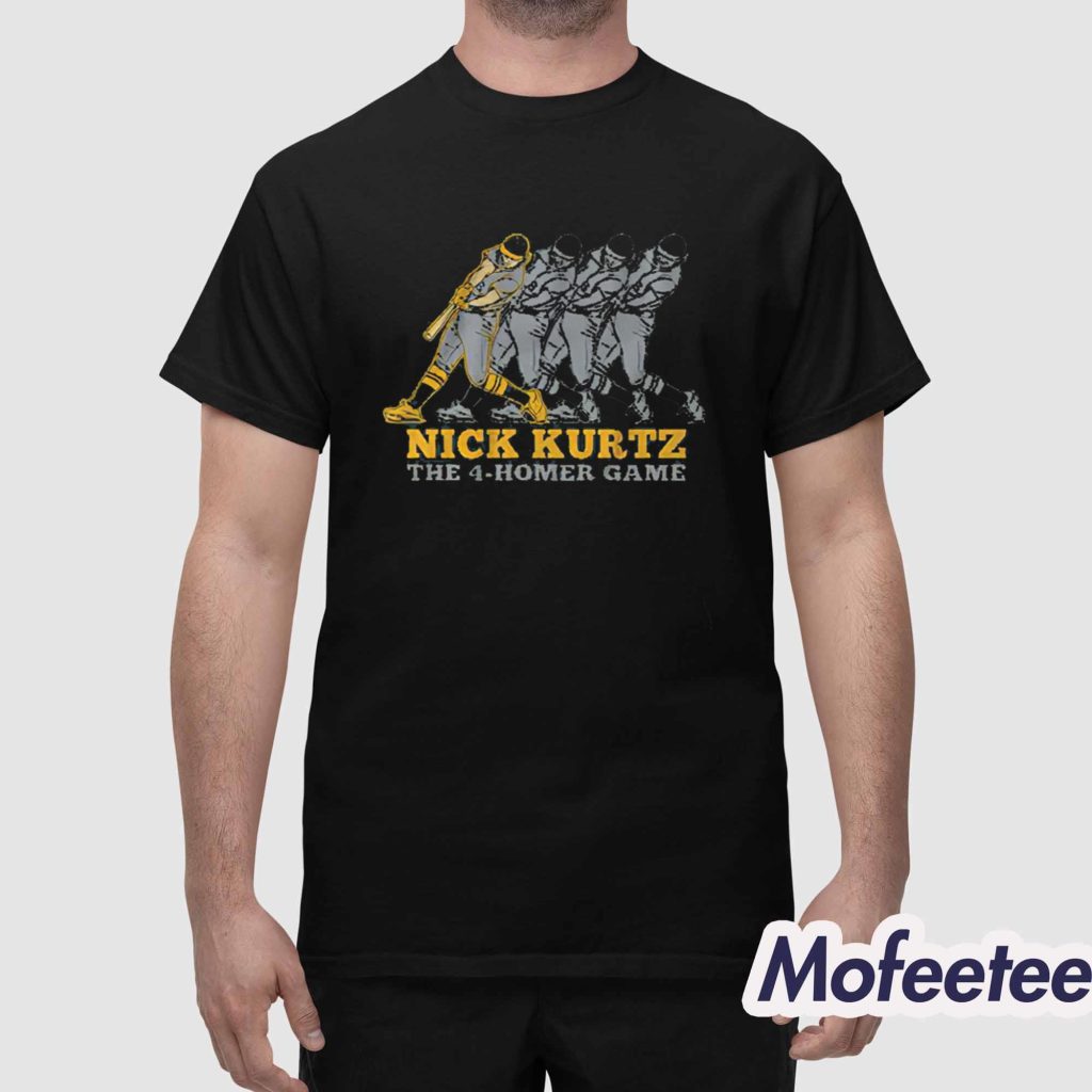 Nick Kurtz The Four Homer Game Shirt 1