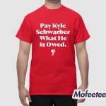 Pay Kyle Schwarber What He Is Owed Shirt
