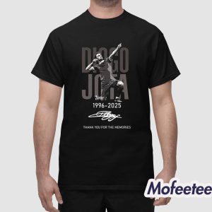 Diogo Jota 1996 2025 Thank You For The Memories Shirt 1
