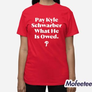Pay Kyle Schwarber What He Is Owed Shirt 3