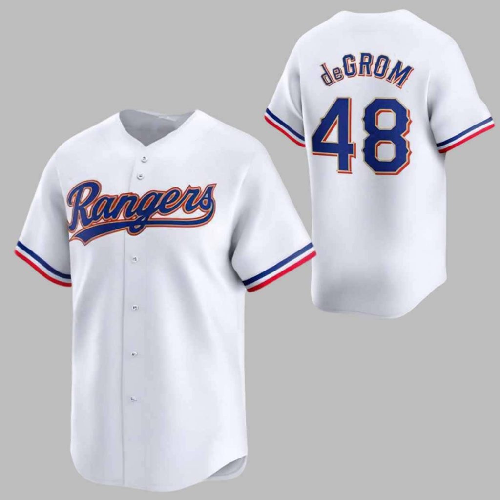 Rangers Jacob deGrom 2025 Jersey Giveaway 1