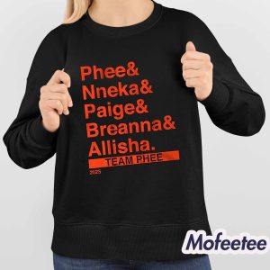 Team Phee Lineup Ampersand Shirt 4