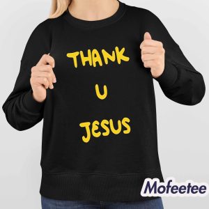 Thank You Jesus Black Shirt 4