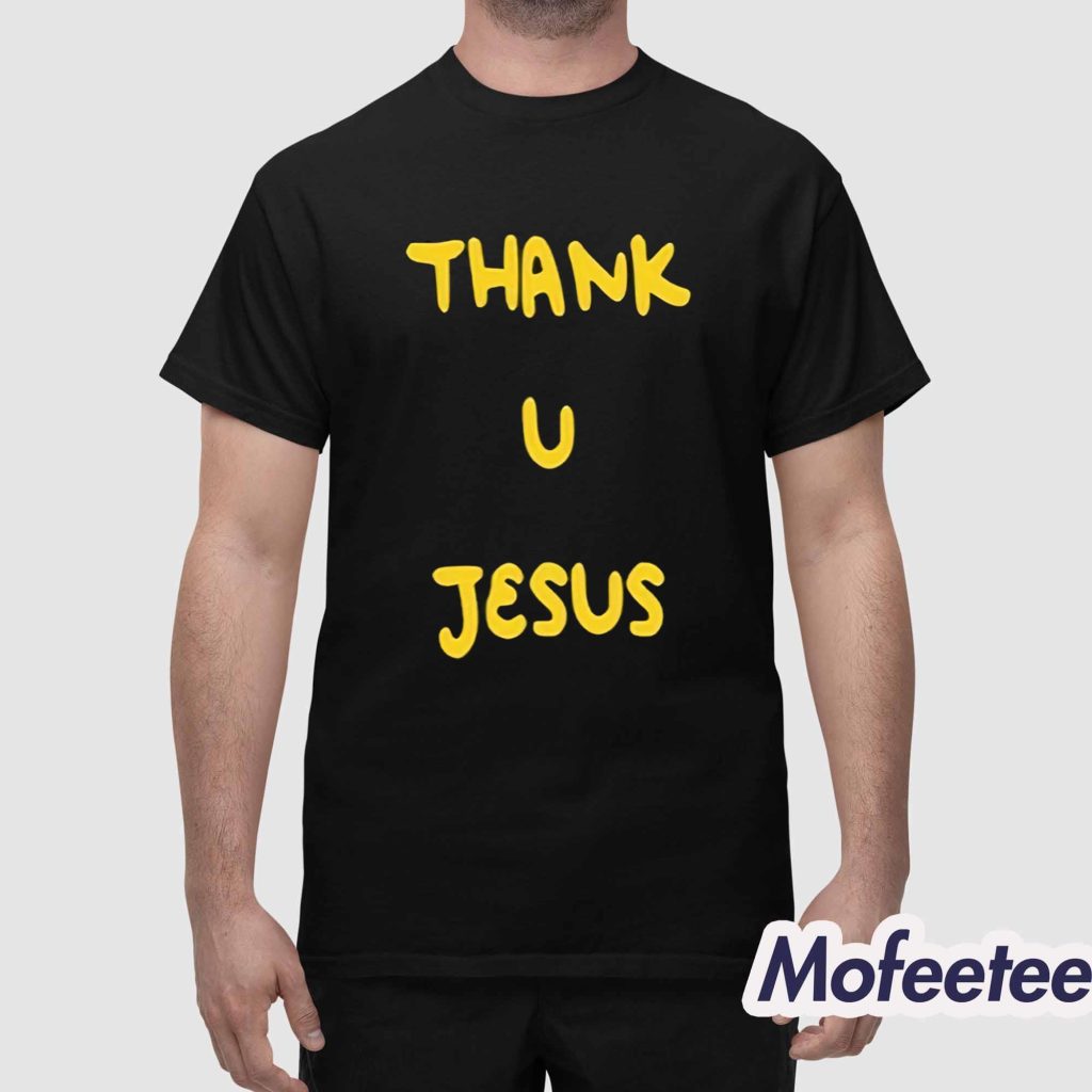 Thank You Jesus Black Shirt 1