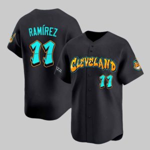 Cleveland Indians Graffiti Style Vapor Jersey 1