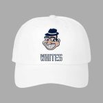 Whites Cleveland Indians Name And Logo Hat