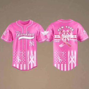 Yankees Breast Cancer Awareness Month 2025 Jersey 2