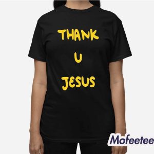Thank You Jesus Black Shirt 3