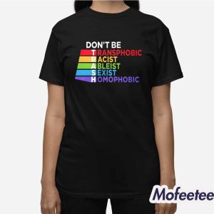 Tabitha Brown Don't Be Trash Transphobic Racist Ableist Sexist Homophobic Shirt 3