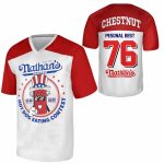 Joey Chestnut 17th Nathan Famous Hot Dog 2025 Jersey