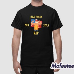 Original Hulk Hogan RIP 1953 2025 American Flag Shirt 1