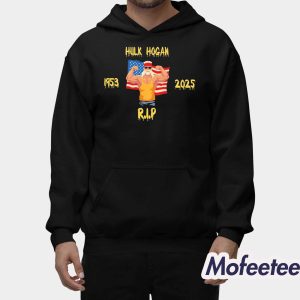 Original Hulk Hogan RIP 1953 2025 American Flag Shirt 2
