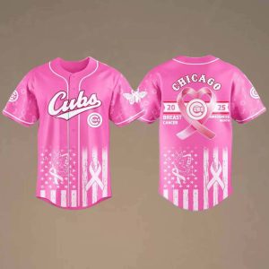 Cubs Breast Cancer Awareness Month 2025 Jersey 2
