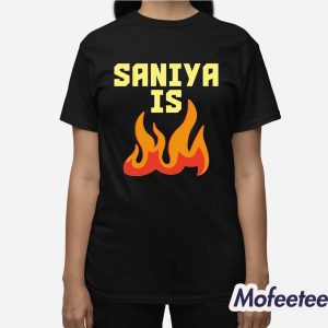 Sabrina Lonescu With Saniya Is Fire Shirt 3