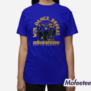Seattle Baseball Win Dance Repeat 2025 Shirt 2 Seattle Baseball Win Dance Repeat 2025 Shirt 3