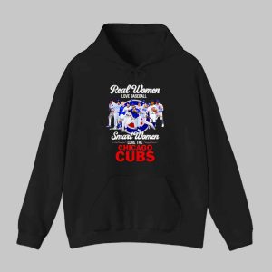Real Women Love Baseball Smart Women Love The Chicago Cubs 2025 Shirt 2