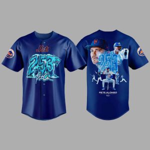 Mets Pete Alonso Hits Home Run 253 2025 Jersey 2