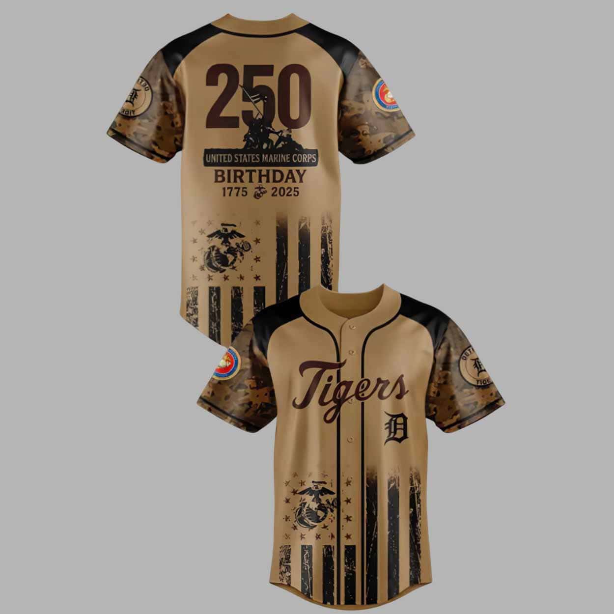 Baseball Team x US Marine Corps 250th Anniversary 2025 Jersey Baseball Team x US Marine Corps 250th Anniversary 2025 Jersey