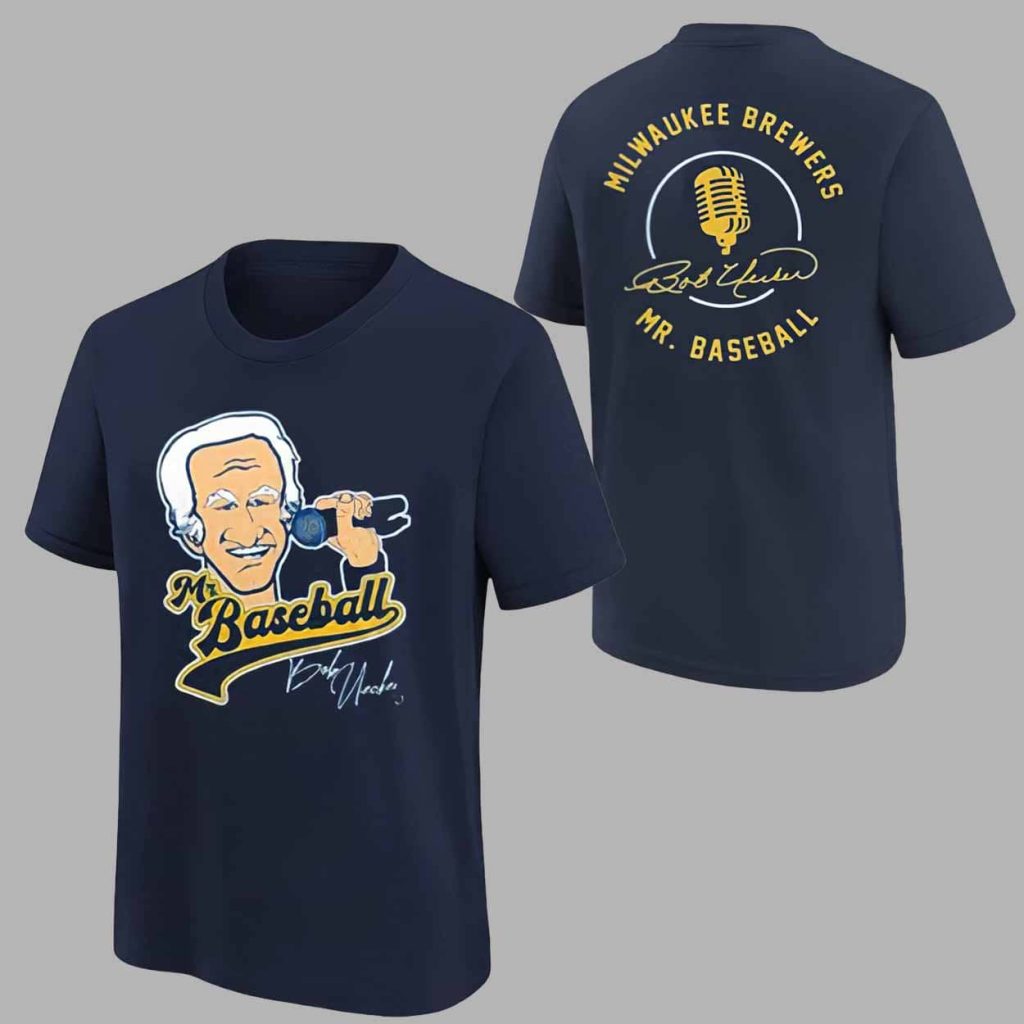 Brewers Honoring Mr Baseball Bob Uecker Shirt 1
