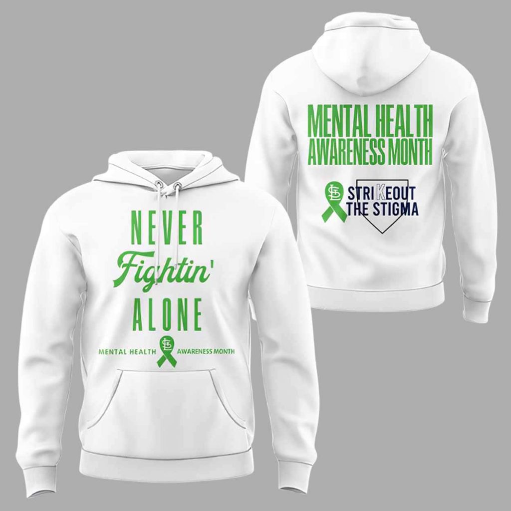 Cardinals X Mental Health Awareness Month Hoodie 1