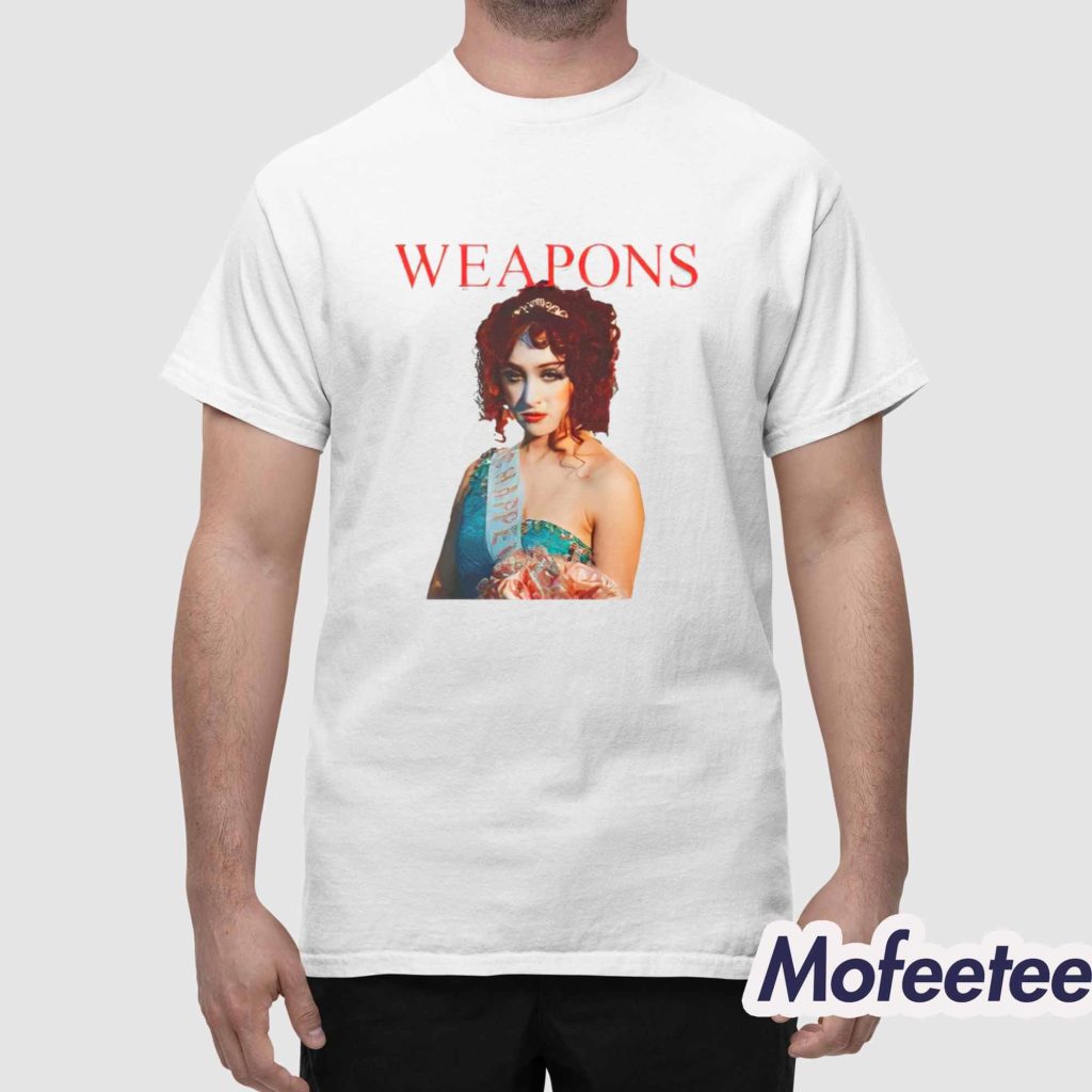 Chappell Roan Weapons Singer Shirt 1