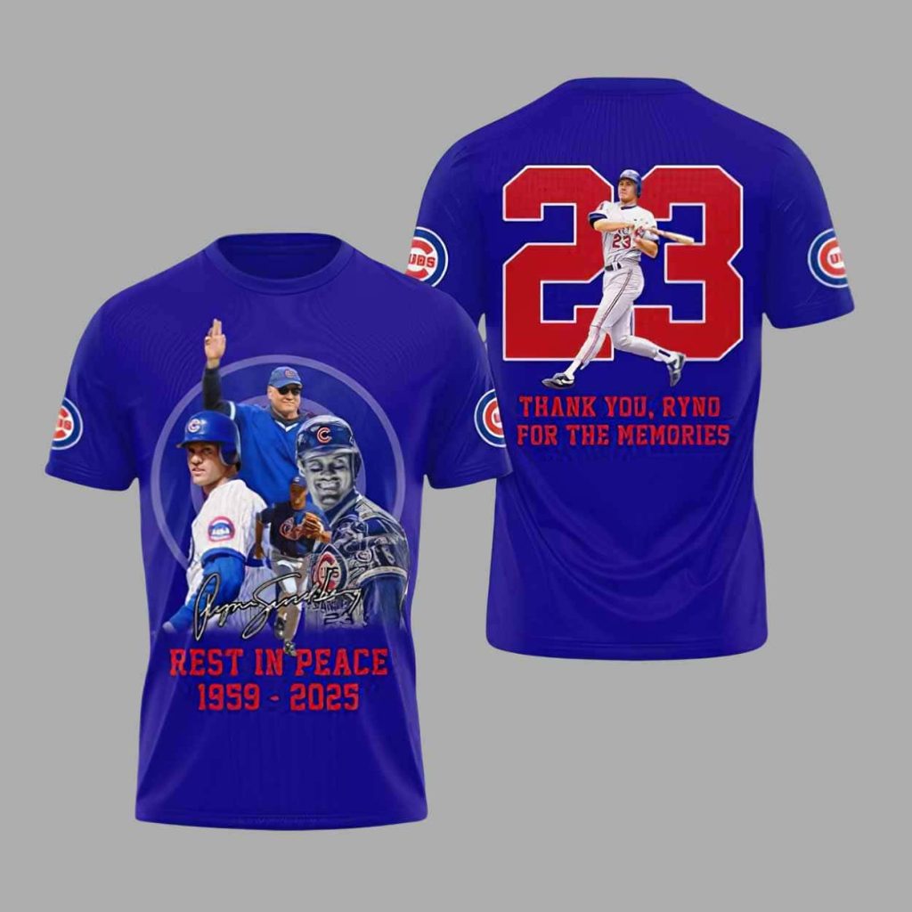 Cubs Ryne Sandberg Rest In Peace 1959 2025 Thank You For The Memories Shirt 1