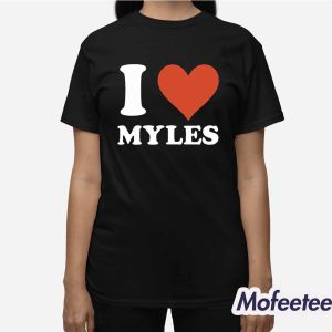 Browns I Love Myles Shirt 2 Browns I Love Myles Shirt 3