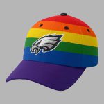 Eagles Nick Sirianni Rainbow Hat