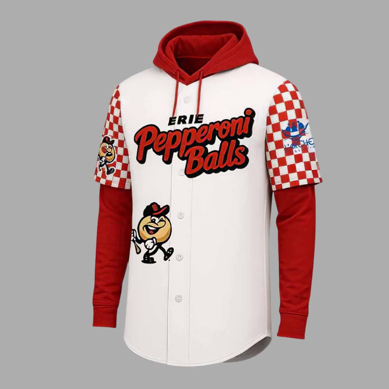 Erie SeaWolves Pepperoni Balls Jersey Hoodie 2025 Giveaway Erie SeaWolves Pepperoni Balls Jersey Hoodie 2025 Giveaway