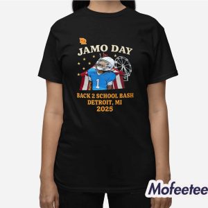 Lions Jameson Williams Jamo Day Back 2 School Bash Detroit Mi 2025 Shirt 3
