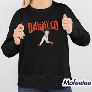 Samuel Basallo Slugger Swing Shirt 4