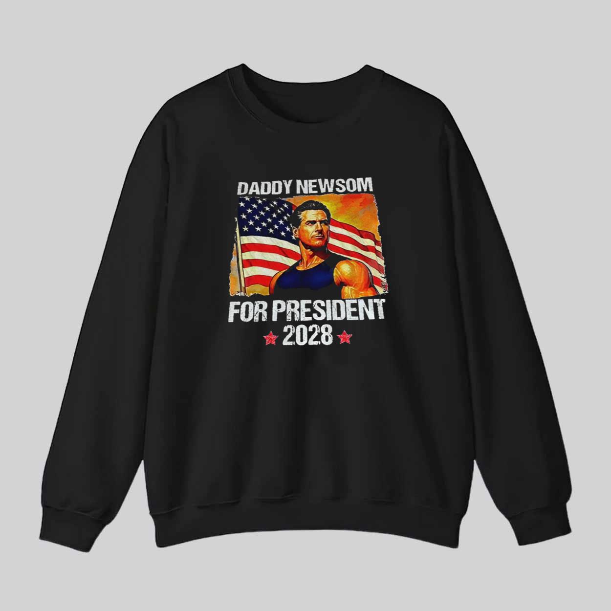 Gavin Newsom for President 2028 American Flag Shirt Gavin Newsom for President 2028 American Flag Shirt