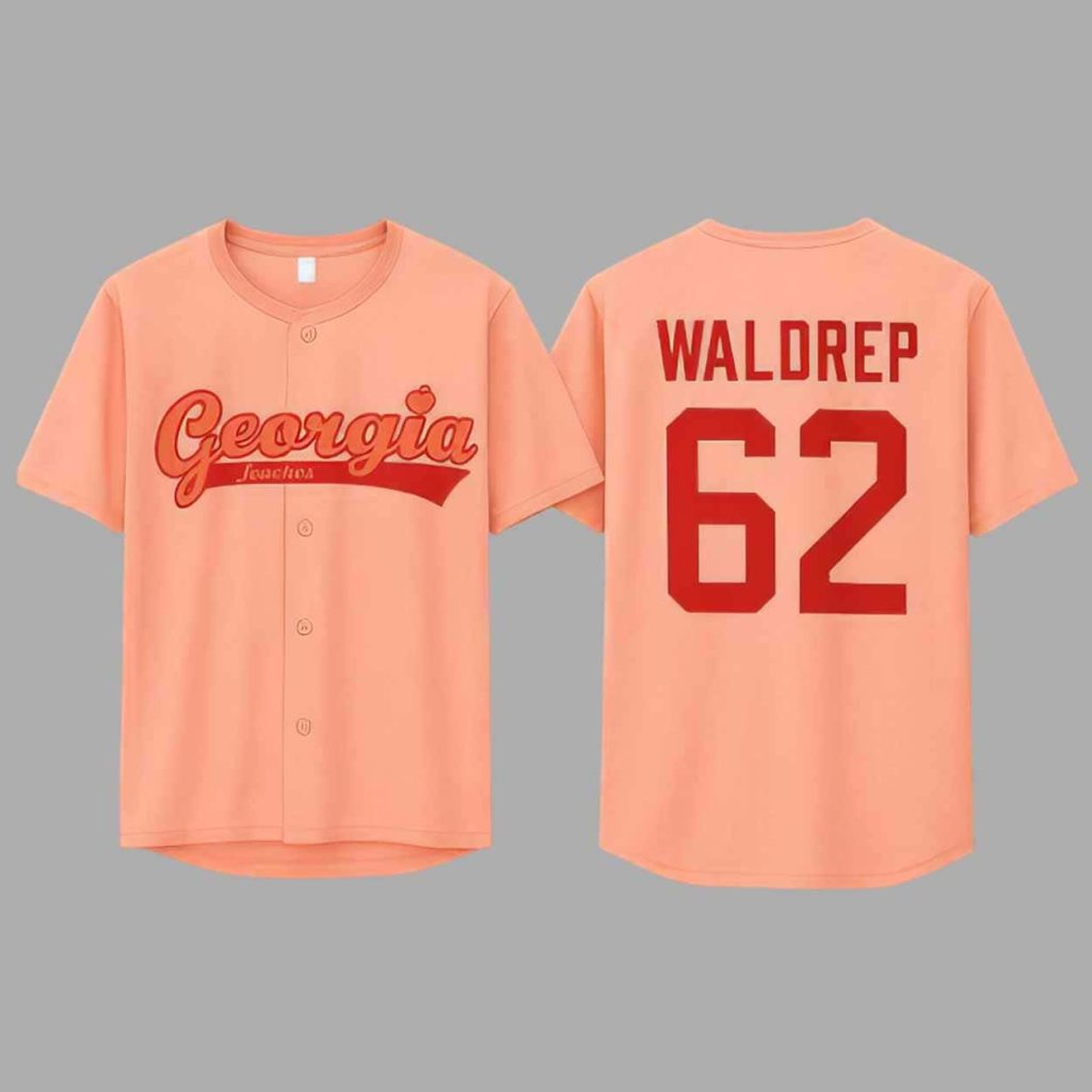 Hurston Waldrep Georgia Peaches Jersey Shirt 2025 1