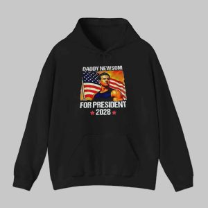 Gavin Newsom for President 2028 American Flag Shirt 1 Gavin Newsom for President 2028 American Flag Shirt 2